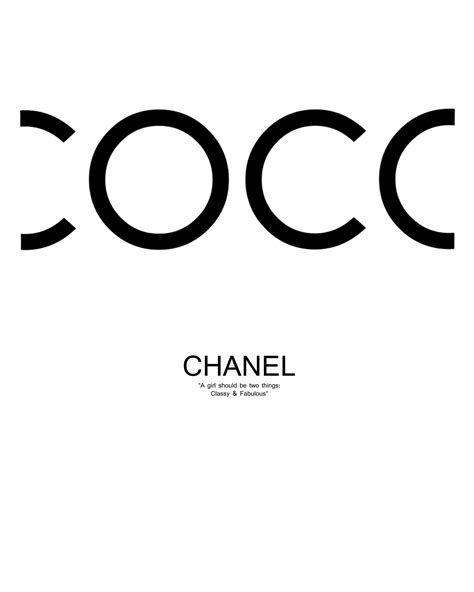 chanel poster 40x50